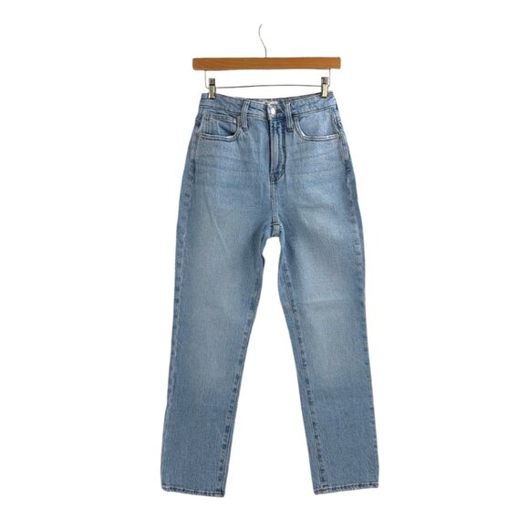 Madewell Denim - Madewell Womens 25 The Curvy Perfect Vintage Jeans Light Wash Denim Straight Leg